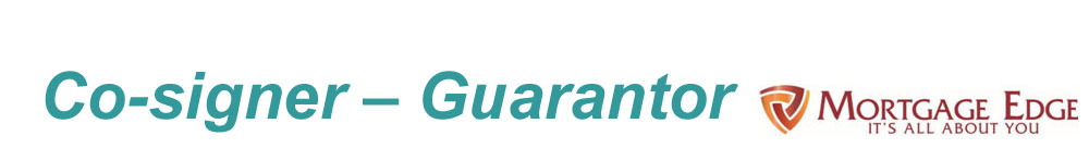Co-Signer Guarantor