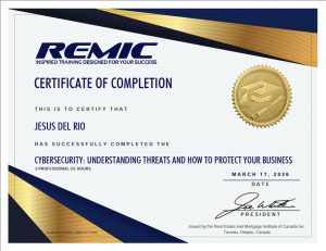CyberSecurity 2026 Course Certificate