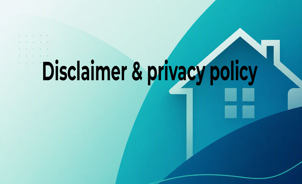 Minimal abstract mortgage feature image with teal and blue gradient curves and a subtle house icon.